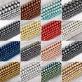 thumbnail image 2 of HOOUN 2 3 4 6 8 10 12mm Natural Hematite Faceted Round Loose Bead For Jewelry Making-Matte Gold-3mm about 120pcs, 2 of 8