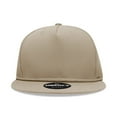 thumbnail image 2 of Decky 1041 5 Panel High Profile Structured Cotton Blend Snapback-Khaki, 2 of 6