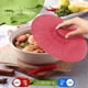 thumbnail image 5 of Tapa de silicona para ollas, tapa autocebante para recipientes de microondas y refrigeradores, almacenamiento de alimentos, tapas reutilizables para recipientes de cocina para cocinar, recalentar y, 5 of 7