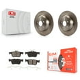 thumbnail image 1 of Transit Auto Rear Disc Brake Rotors and Semi-Metallic Pads Kit for Car Ford Escape Fusion Lincoln MKC MKX MKZ Continental K8S-101643, 1 of 11