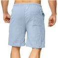 thumbnail image 2 of haozzaw Men's Pants Sports And Leisure Cotton And Linen Shorts Running Training Pants, 2 of 9