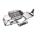 thumbnail image 3 of for 1/10 Scale RC Axial Wraith Metal Roll Cage Frame Body with Roof Rack and Metal Sheets Side Step,Black, 3 of 5