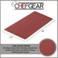 thumbnail image 5 of Anti-Fatigue Kitchen Mat, Red, Playa Basketweave by Chef Gear, 17.5 in. x 48 in., 5 of 8
