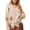 Beige, variant on Hpapadks Womens Sweaters Pumpkin Pattern Pullover Sweaters Knitted Trendy Hem Drop Shoulder Stylish Top Womens Sweater Beige L