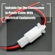 thumbnail image 5 of 400 piezas Conector automotriz de 6,3 MM Kit de conector de terminal de cable y eléctrico macho de 1/2/3/4/6/8/9 pines, 5 of 5
