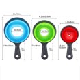 thumbnail image 1 of Wide Mouth Canning Funnel,3PCS Mini Funnels Silicone Silicone Collapsible Funnel Mini Funnels Sleek Aesthetic, 1 of 8