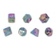 thumbnail image 2 of Dados de juego de rol, 7 piezas de dados poliédricos, juego de dados poliédricos transparentes, aspecto llamativo, 2 of 8