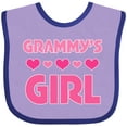thumbnail image 3 of Inktastic Grammy's Girl Granddaughter Girls Baby Bib, 3 of 4