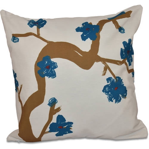 Simply Daisy Floral Print Decorative Pillow, 16