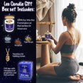 thumbnail image 2 of Vela Dancing Bear Leo Zodiac con 3 cristales curativos, 240 ml, 2 of 6