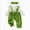 C101-Green, variant on 12-18 Months Newborn Unisex Jumpsuit Sleep & Play One-Piece Bodysuit Girls' Cute Casual Romper Pants And Dress With Ruffled Shaped Base Shirt And Bow Headband Set Red Bodysuit Baby Gift