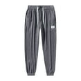 thumbnail image 4 of Dagegui Men's Sweatpants Tapered Jogger Athletic Pants Cinch Bottom Elastic Waist Sweatpant Fashion Outdoor Running Sport Trousers with Pockets Today Clearance Gray 3XL, 4 of 4