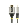 thumbnail image 3 of StarTech.com 16ft (5m) Premium Certified HDMI 2.0 Cable - High-Speed Ultra HD 4K 60Hz HDMI Cable with Ethernet - HDR10, ARC - UHD HDMI Video Cord - For UHD Monitors, TVs, Displays - M/M - Premium High Speed - HDMI cable with Ethernet - HDMI male to HDMI male - 16.4 ft - shielded - gray, black - passive, 4K60Hz (3840 x 2160) support, 3 of 4