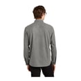 thumbnail image 2 of MERCER+METTLE Unisex Long Sleeve Twill Overshirt | Long Sleeve Shacket with Pockets for Men & Women, Button Up Jacket - Light Anchor Grey Heather 4XL, 2 of 4