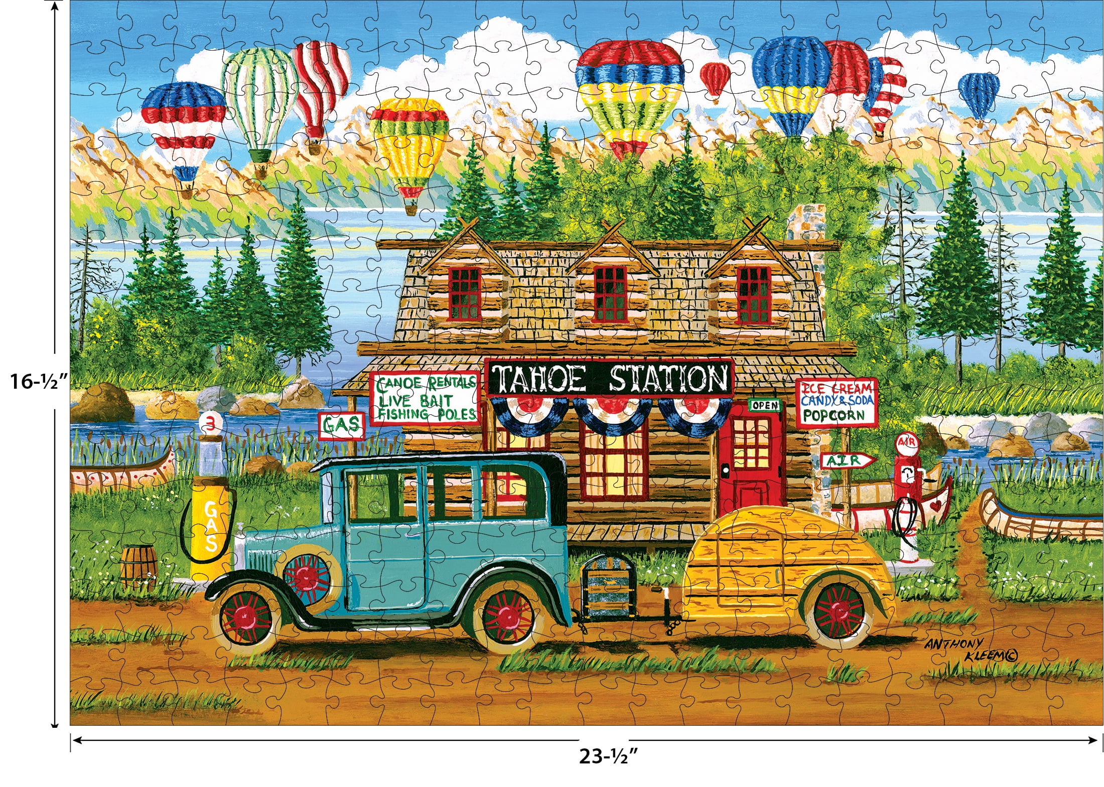 RoseArt Colorluxe 300-Piece Tahoe Station Adult Jigsaw Puzzle