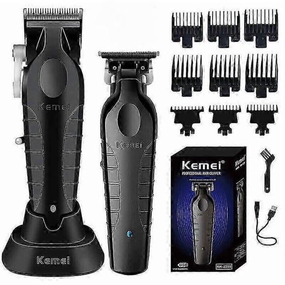 Kemei Cordless Hair Trimmer0mm Clipper Professional Electric Cutting Machine