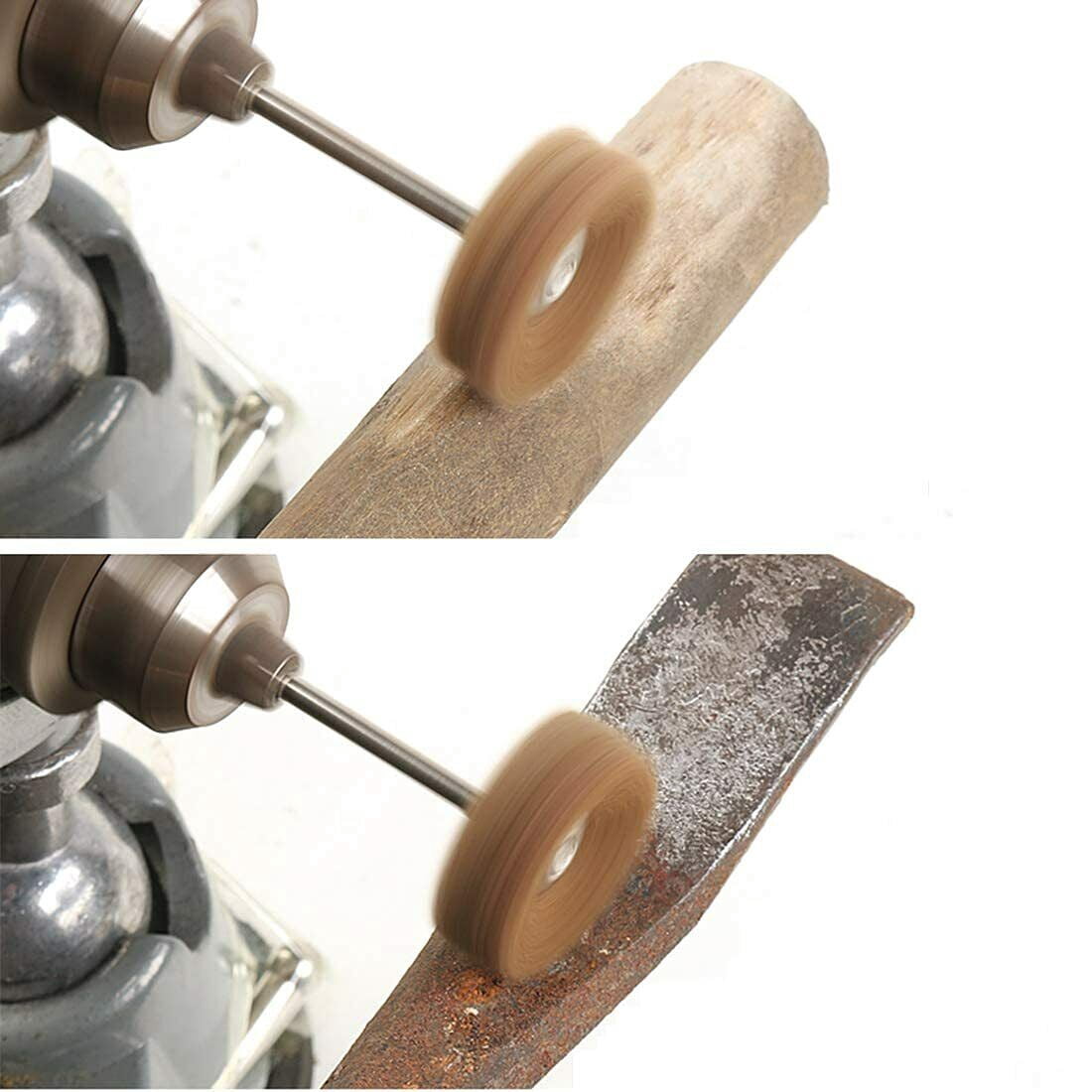 100x Rotary Metal Finishing Polishing Buffing Wheel Burr Kit Set for Dremel Tool