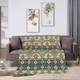 thumbnail image 7 of KLL Fleece Blanket Plush Throw Blanket Traditional Tribal Aztec1 ,Soft Fuzzy Cozy Flannel Blanket for Couch Sofa Bed.(40"x30" ), 7 of 7