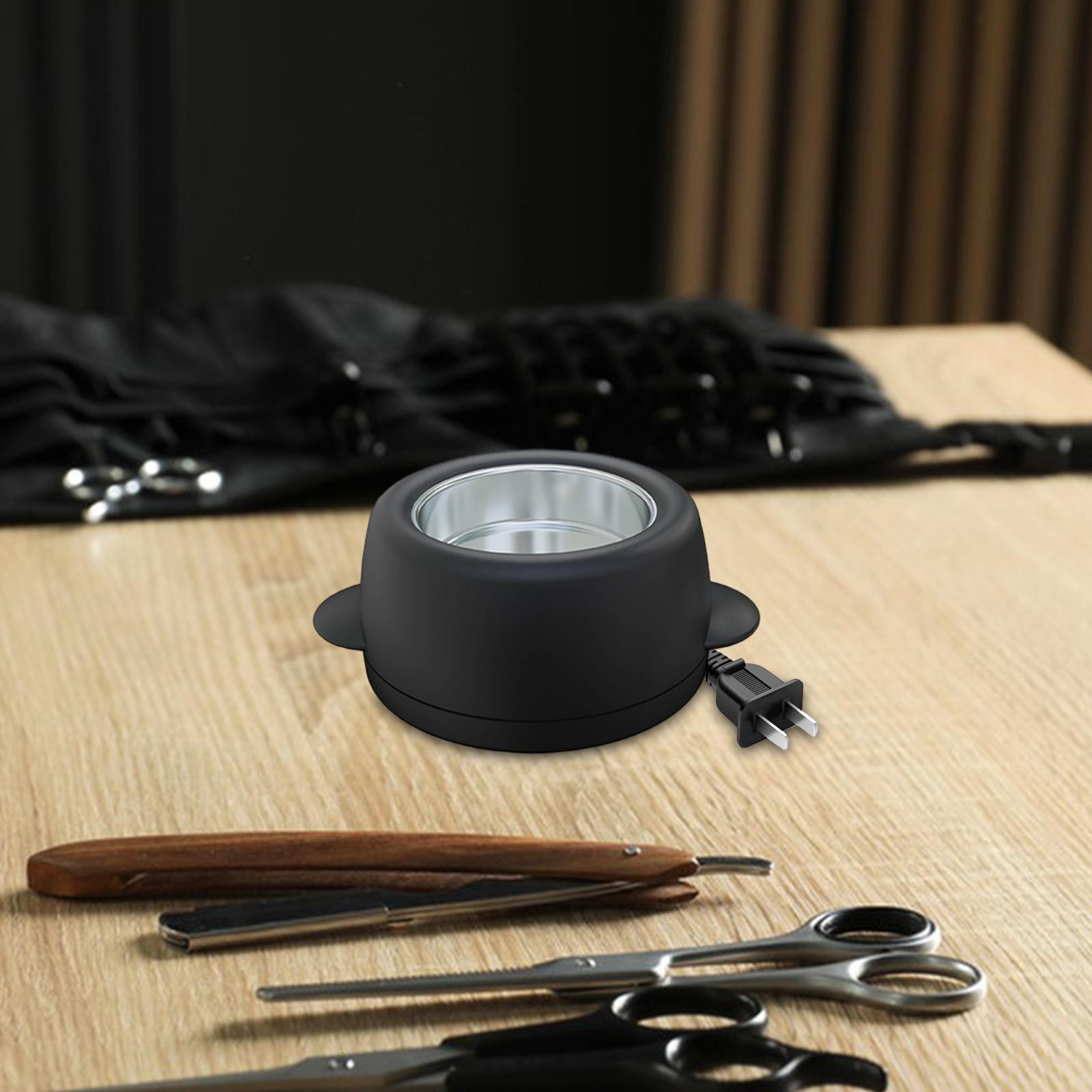 Hot Glue Skillet Mini Electric Hot Glue Pot Compact Aluminum Alloy for Hair Extension Mobile Stylists
