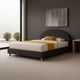 thumbnail image 4 of Ilios Innova | Base de Cama Matrimonial con Cabecera tipo Arco Tapizada en Lino. Diseño Moderno Minimalista en Color Negro., 4 of 9