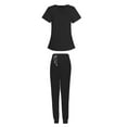 thumbnail image 1 of Nurse Work Suit Women Scrubs Set Soft Multipurpose for Worker Pet Groomer Multi XS, 1 of 9