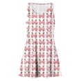 thumbnail image 5 of Plus Size Dresses for Women Easter Themed Printed V Neck Sleeveless Vest Versatile Casual Loose Womens Dress White L, 5 of 5