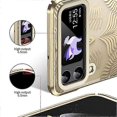 thumbnail image 4 of For Samsung Galaxy Z Flip3 5G Angel Wings Electroplated Frosted Phone Case, 4 of 5