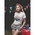 thumbnail image 2 of Independence U.s.a T-Shirt Women -Image by Shutterstock, Female Medium, 2 of 4