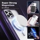 thumbnail image 4 of Funda para iPhone 15 con soporte magnético giratorio de 360° [Compatible con Mag-Safe] [Protección de grado militar] Funda translúcida para iPhone 15 de 6.1 pulgadas, para mujeres y hombres, color, 4 of 8