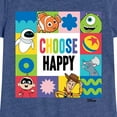 thumbnail image 3 of Disney - Choose Happy Grid - Toddler & Youth Girls Short Sleeve Graphic T-Shirt, 3 of 5