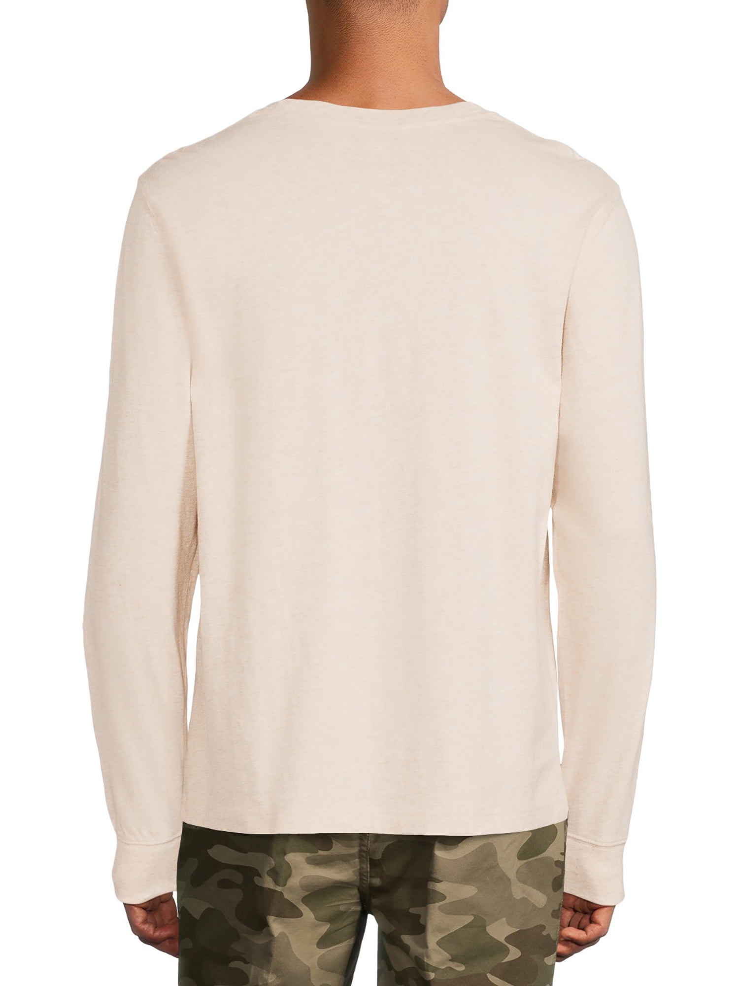 George Long Sleeve Crew Neck Cotton T-Shirt (Men's)