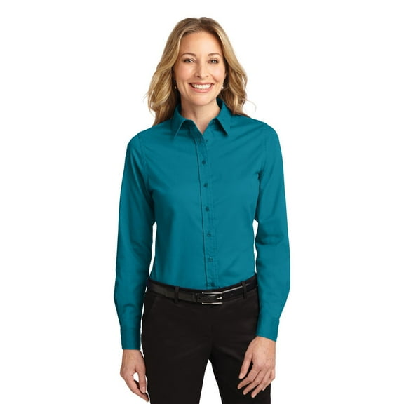 Port Authority Women’S Long Sleeve Easy Care Shirt. L608.