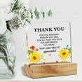 thumbnail image 3 of Thank You Gifts for Women, Appreciation Gifts for Teacher Coworkers Boss Counselor Nurse Volunteer, Inspirational Gift for Hostess Mom Aunt Thankful Signs Home Office Desk Decor, 3 of 4