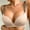 Beige, variant on TAGOLD Womens Plus Size Bra,Summer Casual Bras for Womens, Fashion Woman's Lace Beauty Back Solid Strap Wrap Plus Size Bra Underwear