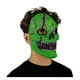 thumbnail image 4 of Máscara De Craneo Calavera Neon Skull Fangs Green Monster Ghoulish Productions, 4 of 9