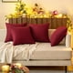 thumbnail image 3 of Fundas de almohada MIULEE decorativas navideñas impermeables de 45 x 45 cm, 3 of 9
