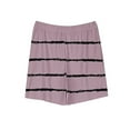 thumbnail image 4 of AJTQTH Shorts for Girls Boys Kids Elastic Waist Short Pants with Pockets Striped Strectchy Trunks Summer Casual Cozy Outfits for Beach Sport Pink 9 Years, 4 of 4