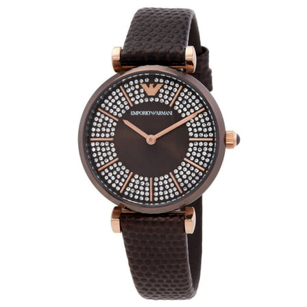 Emporio Armani Quartz Brown Dial Ladies Watch AR11565