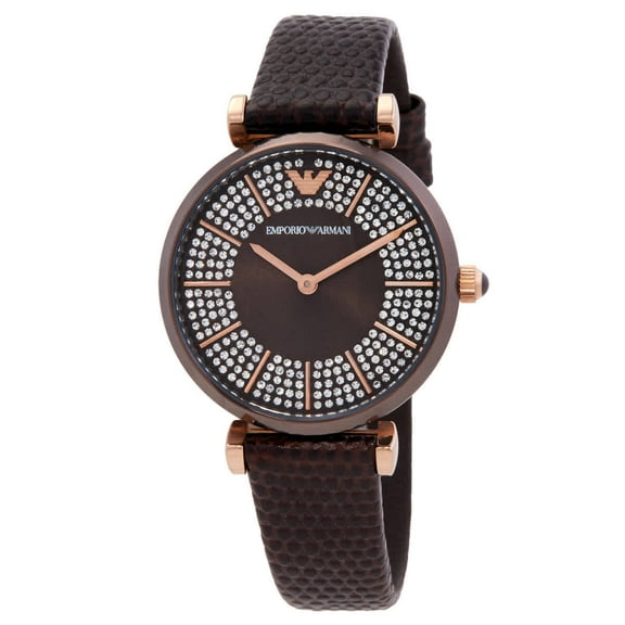 Emporio Armani Quartz Brown Dial Ladies Watch AR11565