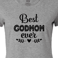 thumbnail image 4 of Inktastic Godmother Best Godmom Ever Women's T-Shirt, 4 of 5