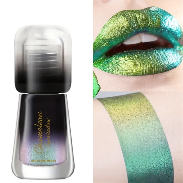 Liquid Eyeshadow Pearlescent Flash Monochrome Metallic Eyeshadow 1.5Ml, Makeup Eye Shadow
