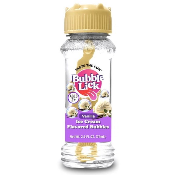 Bubble Lick Vanilla Ice Cream Flavored Bubbles