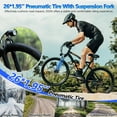 thumbnail image 3 of ZDZA Electric Bike 26”, 1000W Peak Motor E-Mountain Bike, 35KM/H 36V 10.4AH Removable Ebike for Adults, 7 Speed Electric Bicycle UL2849, 3 of 9
