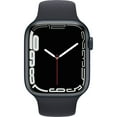 thumbnail image 1 of Apple Watch S7 45 mm Minuit GPS + Cellulaire Remis à Neuf - (Remis à Neuf), 1 of 3