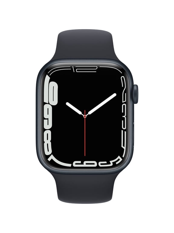 Restored Apple Watch Series 7 45mm Midnight GPS + Cellular Smart Watch, 10 Hours Battery Life, 1 Pound, 1
