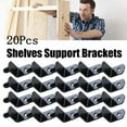 thumbnail image 3 of 5mm Shelf Pegs 20 pcs, L-Shaped Bracket with Hole Shelf Pins Support Pegs for Shelves, Kitchen Cabinet Shelf, Bookshelf, Closet and Furniture, 3 of 9