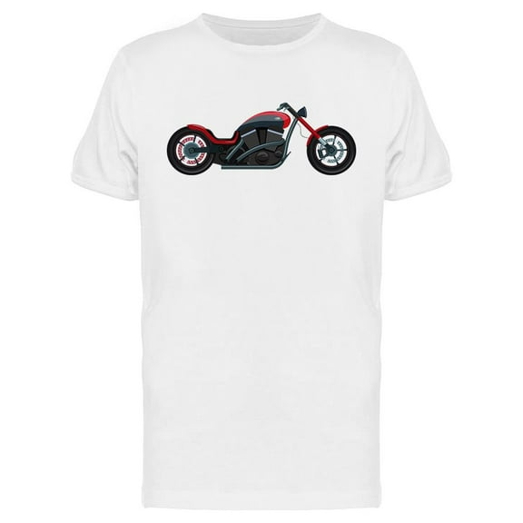 Cruiser Motorcycle T-Shirt Men -Image by Shutterstock, Male x-Large