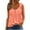 Orange, variant on Aofany Summer Tops for Women Women's Boho Tanks Blouse Summer Sleeveless Tops Casual Trendy Vests Crewneck Pullover Shirt