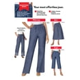 thumbnail image 3 of Woman Within Plus Size Drawstring Denim Capri, 3 of 6
