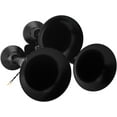 thumbnail image 5 of Vixen Horns Train Horn for Truck/Car. 3 Air Horn Black Heavy Duty Trumpets. Super Loud dB. Fits 12v Vehicles like Semi/Pickup/Jeep/RV/SUV VXH3318B, 5 of 8